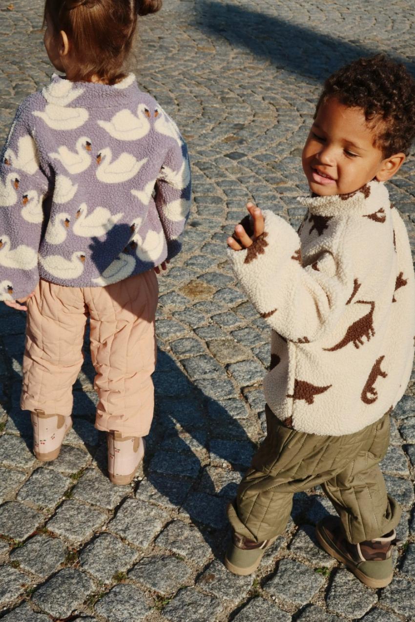 Outerwear | Kids Konges Sløjd JODY TEDDY JACKET GRS Dino Silhouette