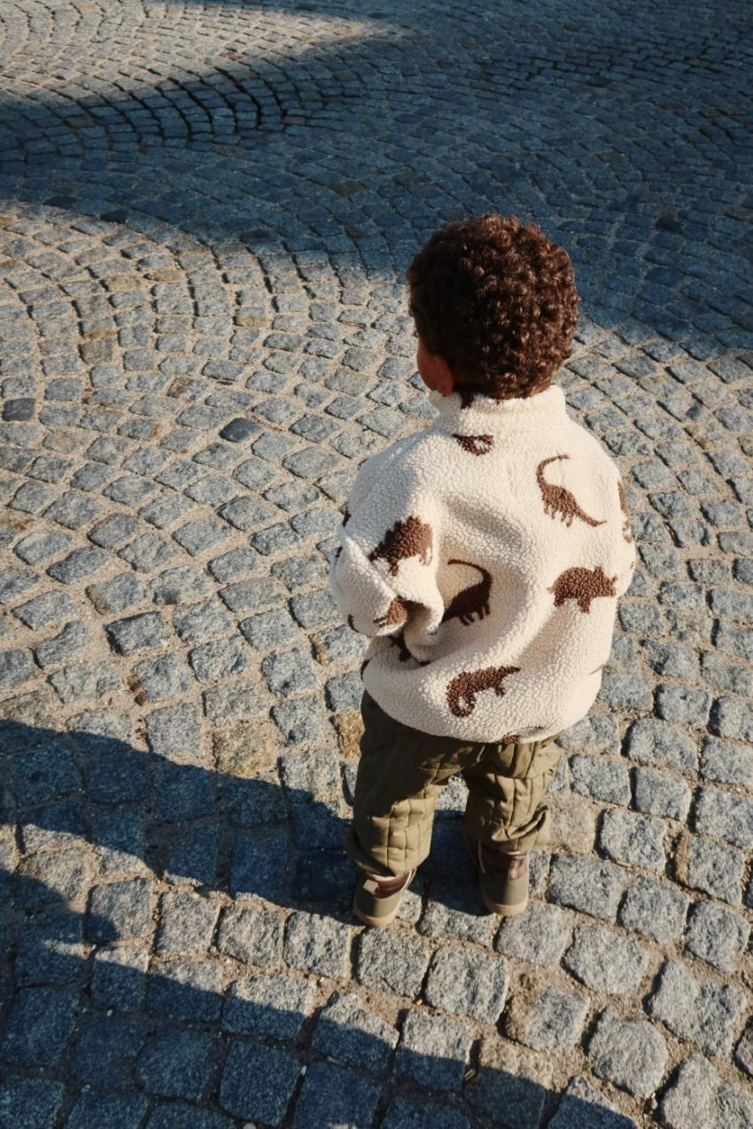 Outerwear | Kids Konges Sløjd JODY TEDDY JACKET GRS Dino Silhouette