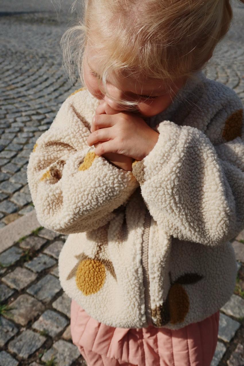 Outerwear | Kids Konges Sløjd JODY TEDDY JACKET GRS Mon Grand Citron