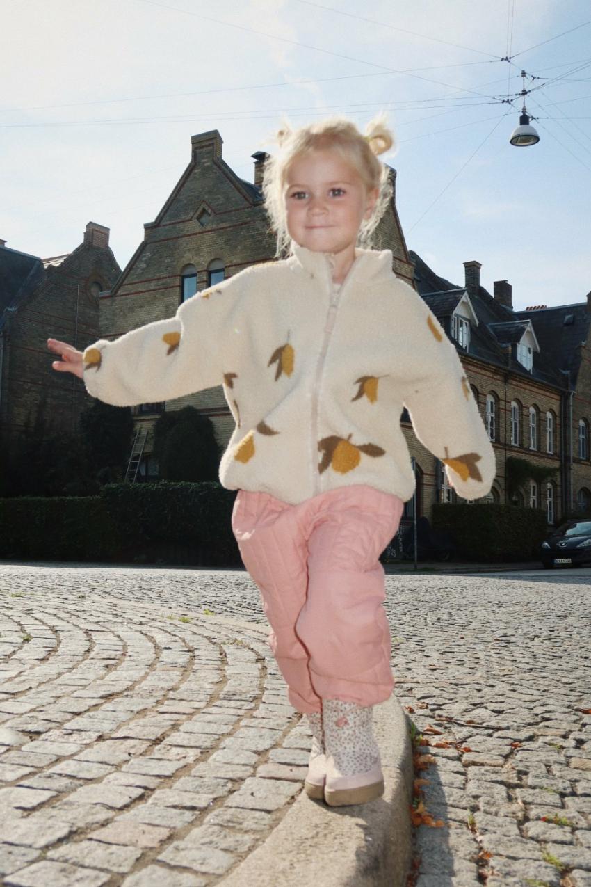 Outerwear | Kids Konges Sløjd JODY TEDDY JACKET GRS Mon Grand Citron
