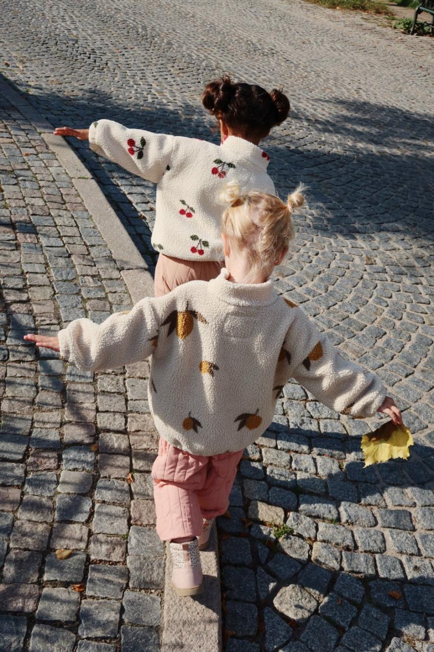 Outerwear | Kids Konges Sløjd JODY TEDDY JACKET GRS Mon Grand Citron
