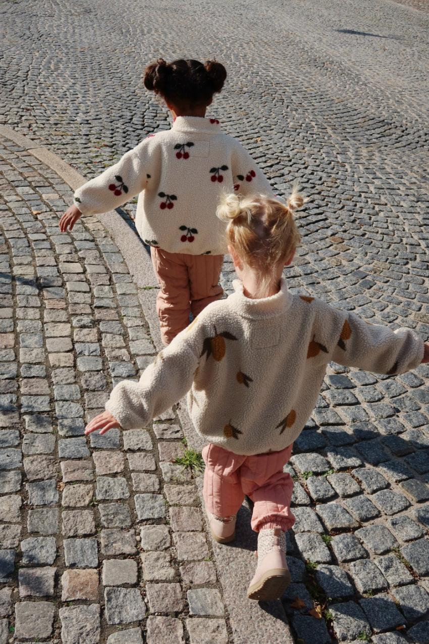 Outerwear | Kids Konges Sløjd JODY TEDDY JACKET GRS Mon Grand Citron