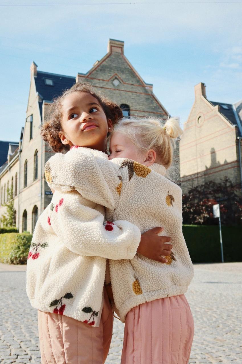 Outerwear | Kids Konges Sløjd JODY TEDDY JACKET GRS Mon Grand Citron