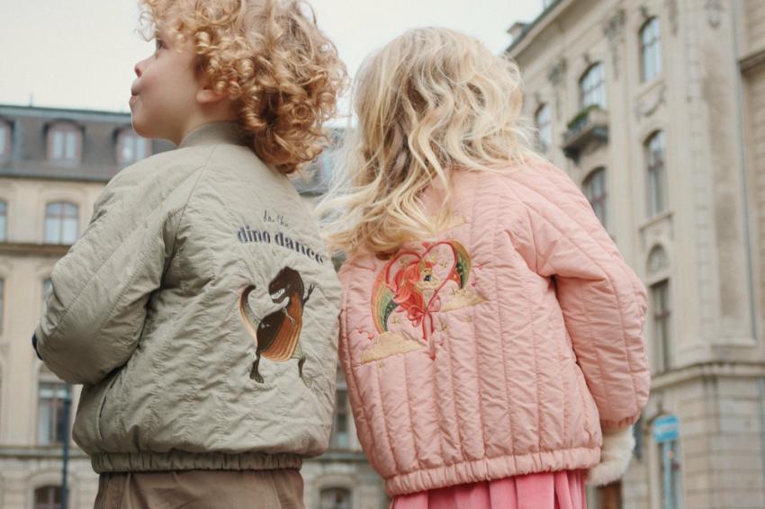 Outerwear | Kids Konges Sløjd JUNO BOMBER JACKET Laurel Oak