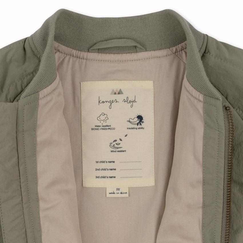 Outerwear | Kids Konges Sløjd JUNO BOMBER JACKET Laurel Oak