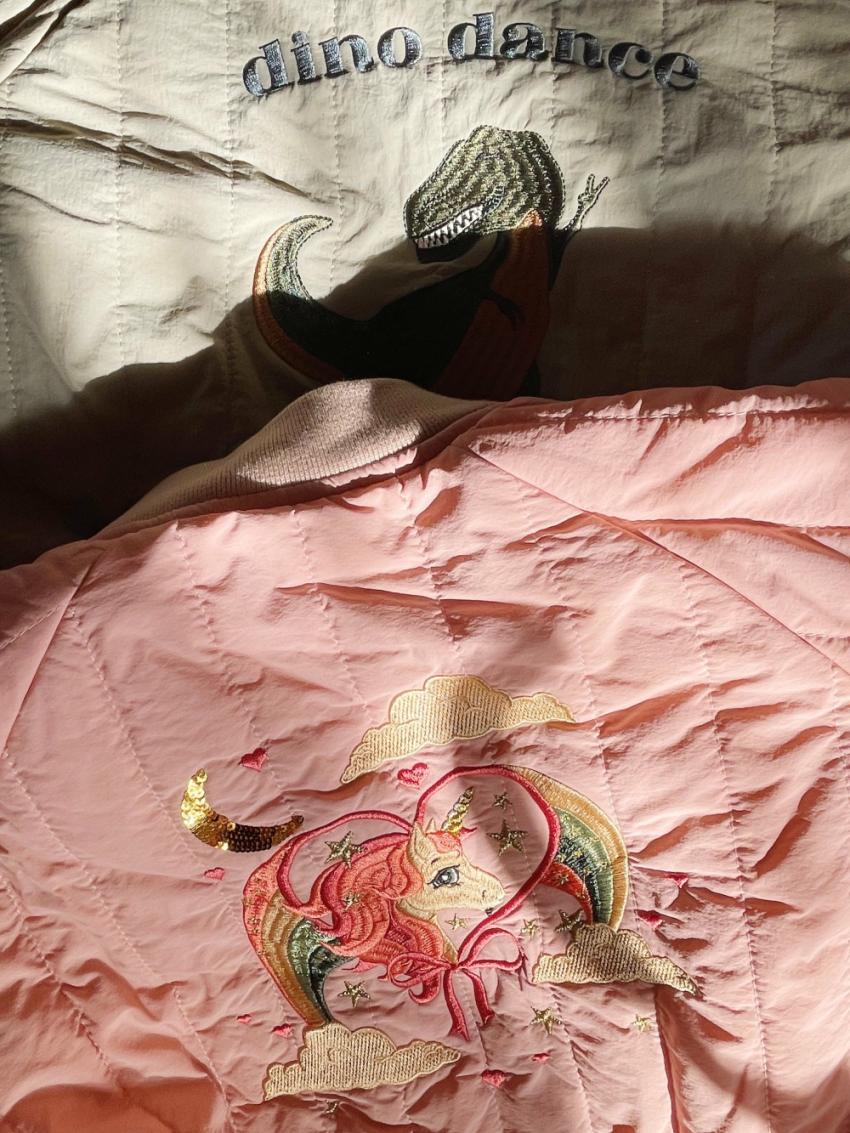 Outerwear | Kids Konges Sløjd JUNO BOMBER JACKET Mellow Rose