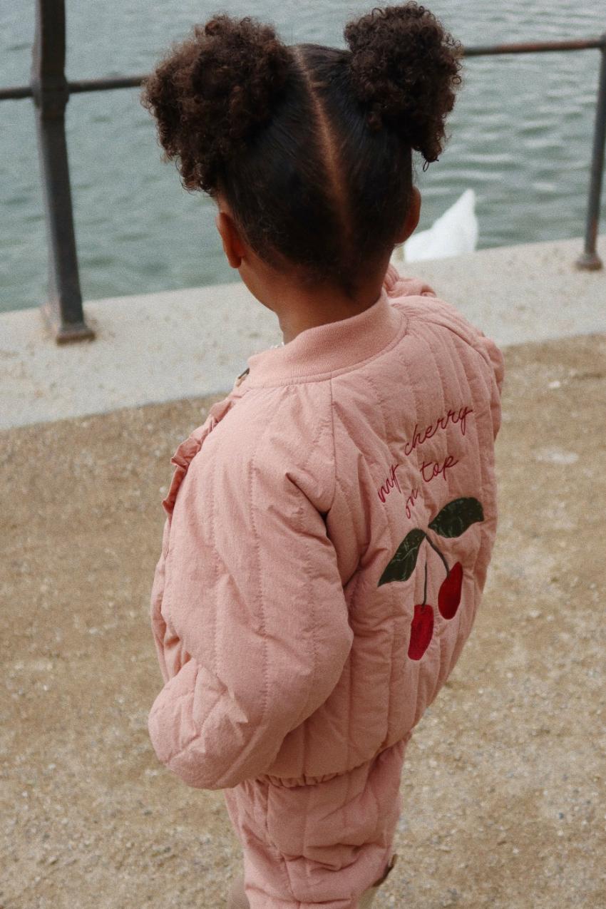Outerwear | Kids Konges Sløjd JUNO FRILL BOMBER JACKET Cameo Brown