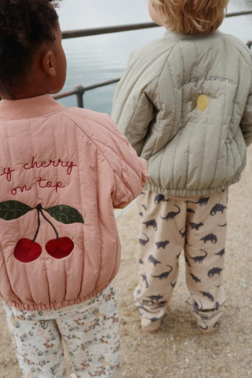 Outerwear | Kids Konges Sløjd JUNO FRILL BOMBER JACKET Cameo Brown