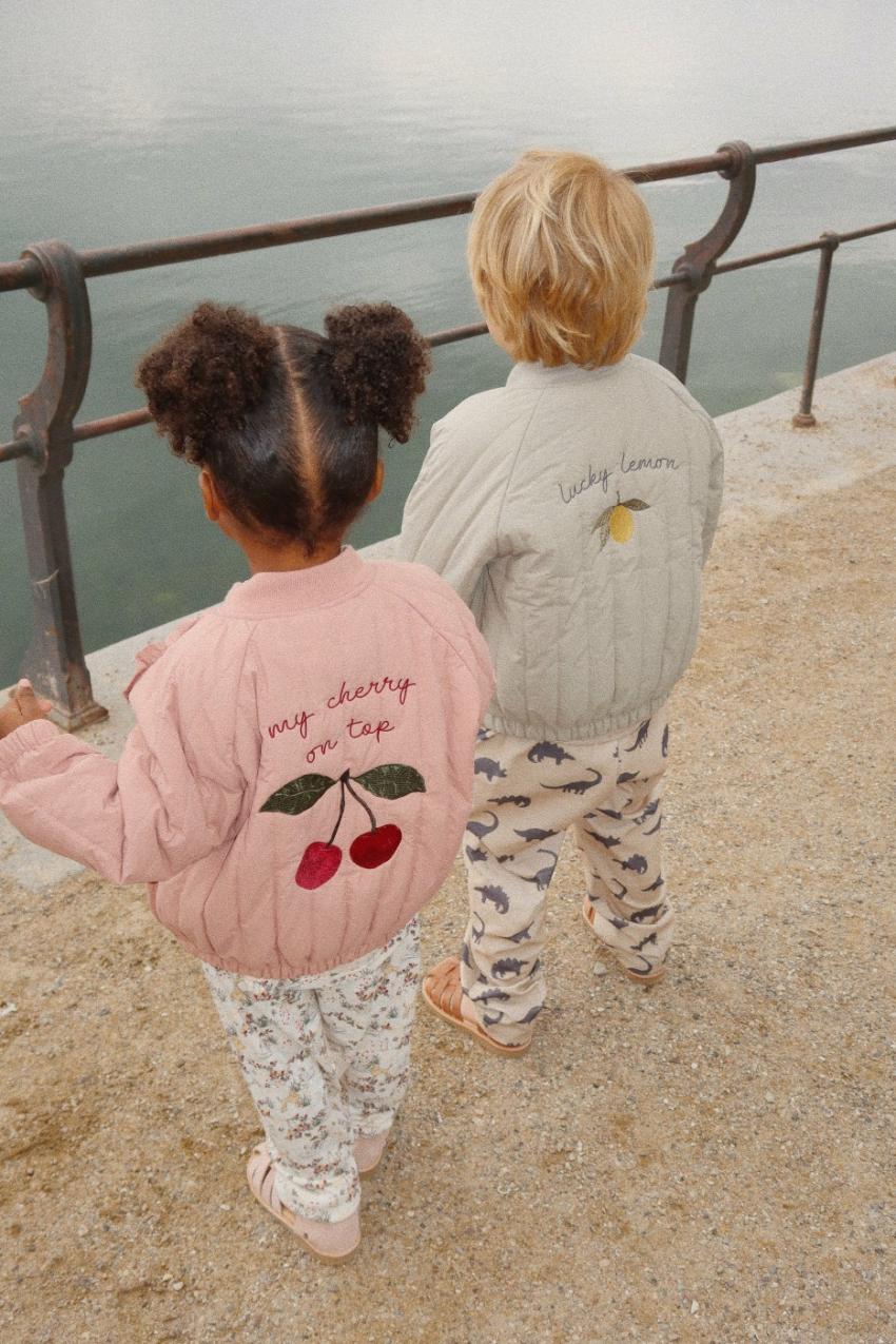 Outerwear | Kids Konges Sløjd JUNO FRILL BOMBER JACKET Cameo Brown