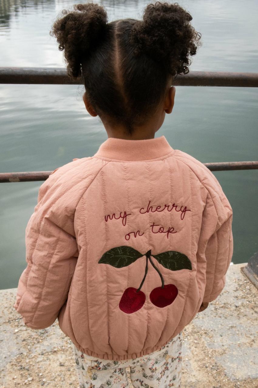 Outerwear | Kids Konges Sløjd JUNO FRILL BOMBER JACKET Cameo Brown