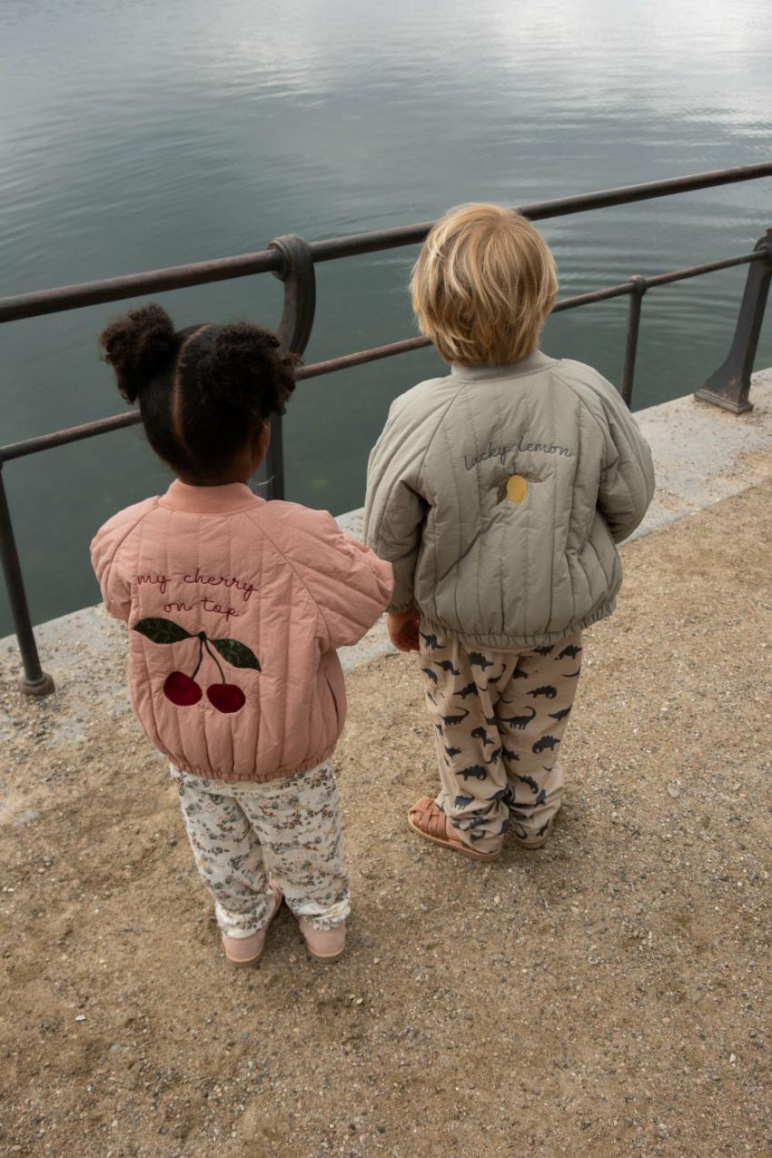 Outerwear | Kids Konges Sløjd JUNO FRILL BOMBER JACKET Cameo Brown