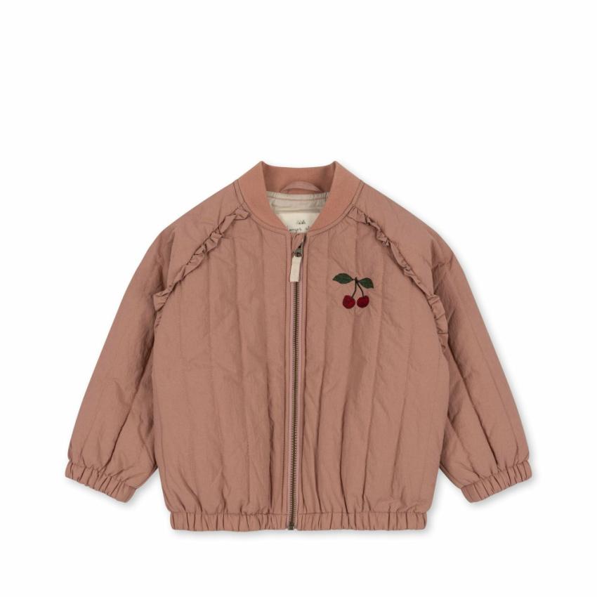 Outerwear | Kids Konges Sløjd JUNO FRILL BOMBER JACKET Cameo Brown