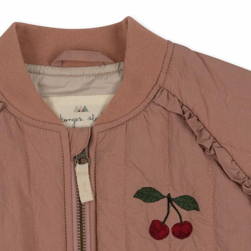 Outerwear | Kids Konges Sløjd JUNO FRILL BOMBER JACKET Cameo Brown