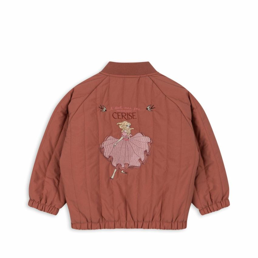 Outerwear | Kids Konges Sløjd JUNO FRILL BOMBER JACKET Canyon Rose