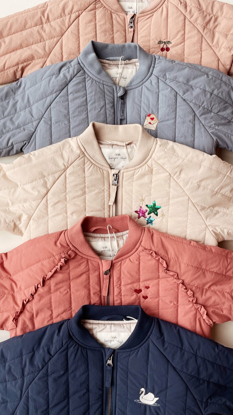Outerwear | Kids Konges Sløjd JUNO FRILL BOMBER JACKET Canyon Rose