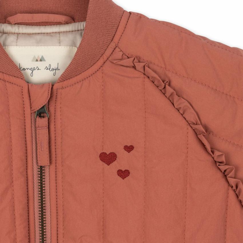 Outerwear | Kids Konges Sløjd JUNO FRILL BOMBER JACKET Canyon Rose