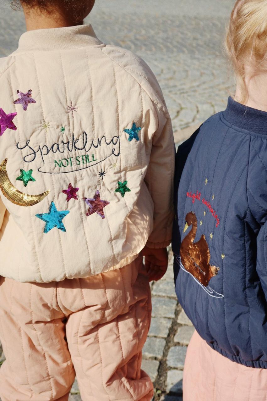 Outerwear | Kids Konges Sløjd JUNO SEQUIN BOMBER JACKET Total Eclipse