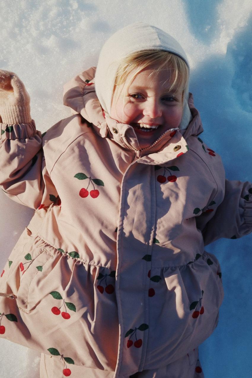 Outerwear | Kids Konges Sløjd MISMOU FRILL JACKET Ma Grande Cerise Blush