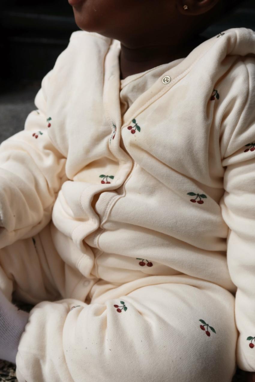 Outerwear | Kids Konges Sløjd NEWBORN ONESIE WITH HOOD Cherry