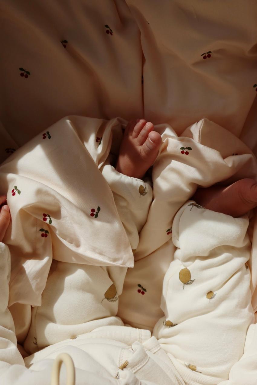 Outerwear | Kids Konges Sløjd NEWBORN ONESIE WITH HOOD Cherry