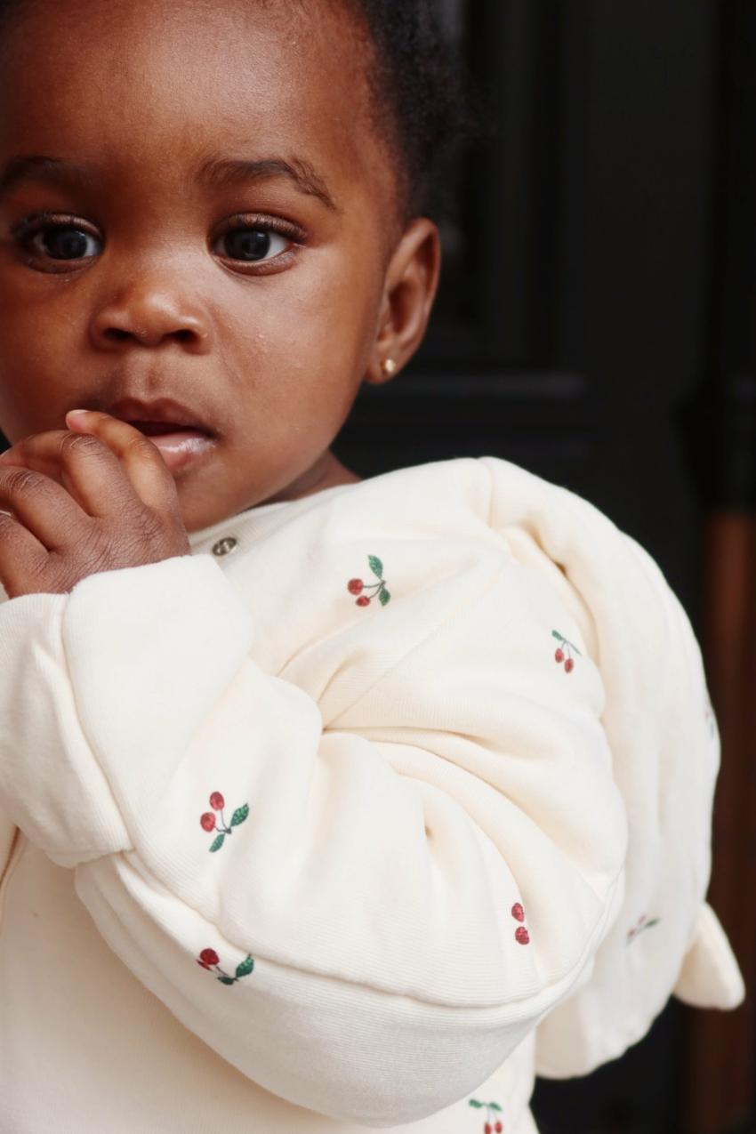 Outerwear | Kids Konges Sløjd NEWBORN ONESIE WITH HOOD Cherry