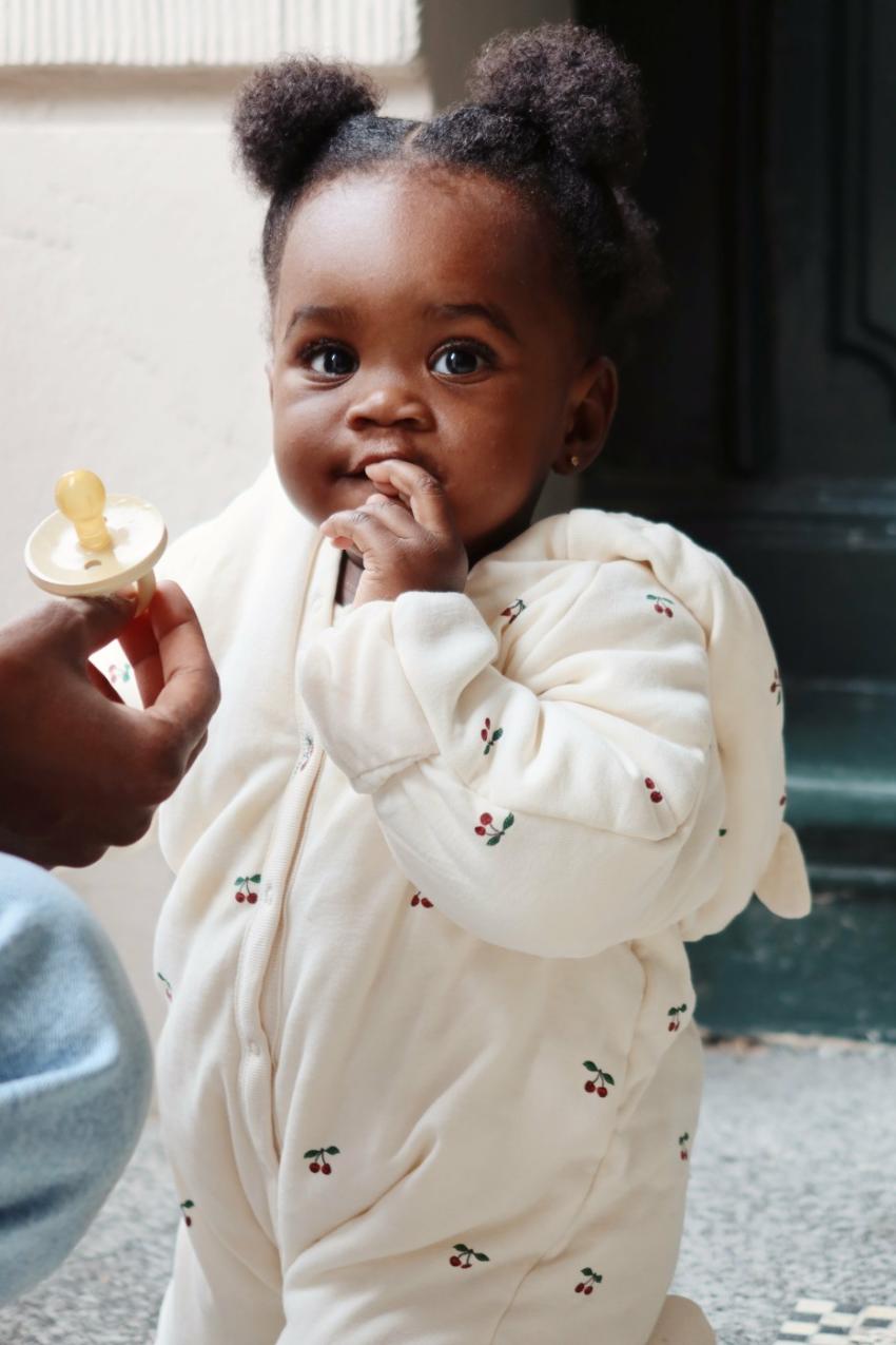 Outerwear | Kids Konges Sløjd NEWBORN ONESIE WITH HOOD Cherry