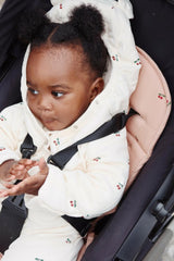 Outerwear | Kids Konges Sløjd NEWBORN ONESIE WITH HOOD Cherry