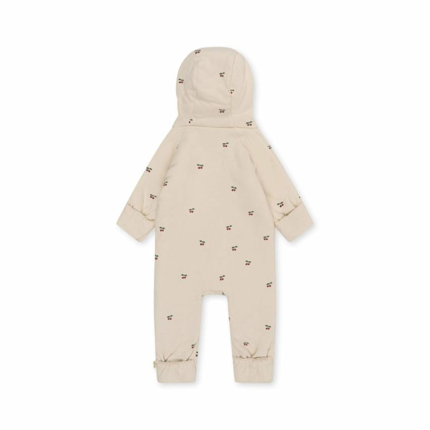 Outerwear | Kids Konges Sløjd NEWBORN ONESIE WITH HOOD Cherry