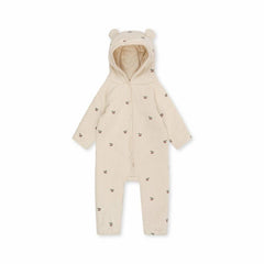 Outerwear | Kids Konges Sløjd NEWBORN ONESIE WITH HOOD Cherry