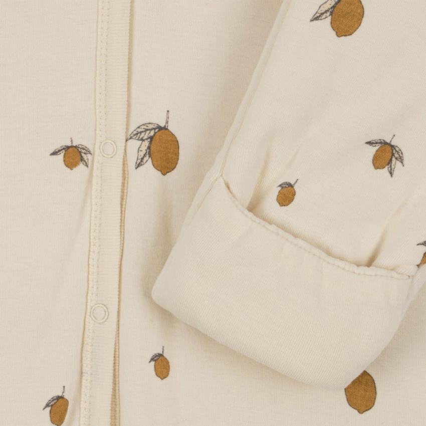 Outerwear | Kids Konges Sløjd NEWBORN ONESIE WITH HOOD Lemon
