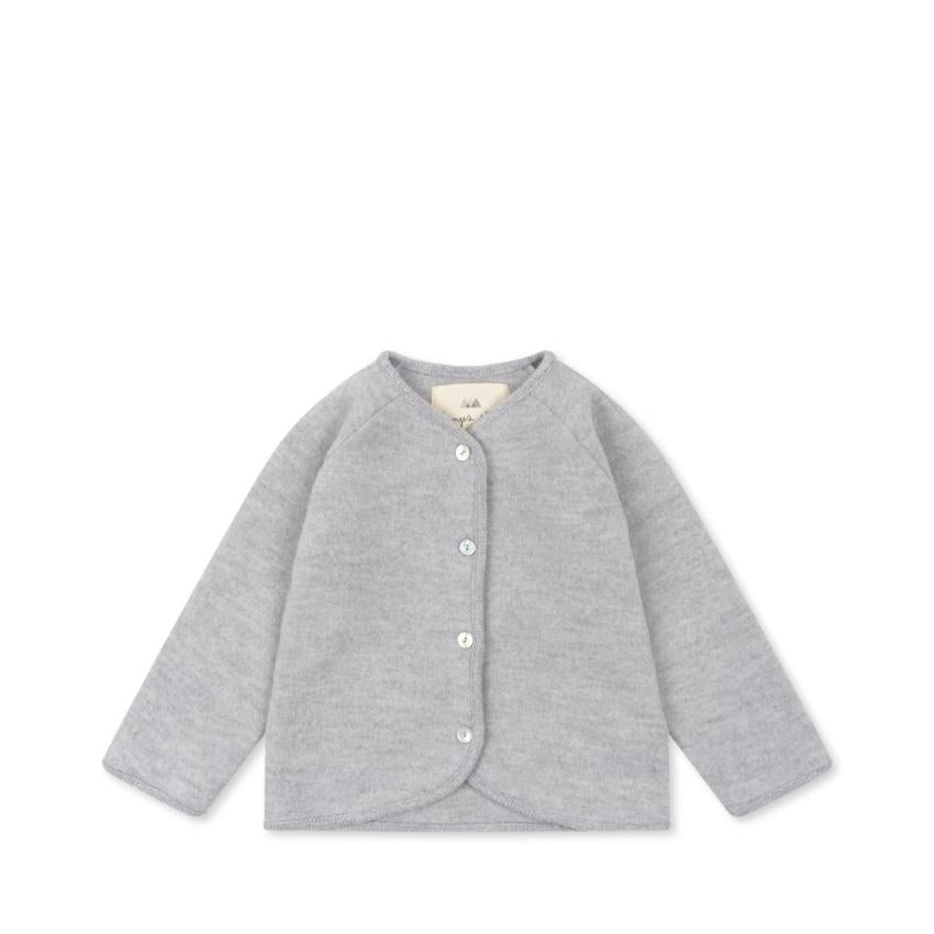 Outerwear | Kids Konges Sløjd SAGA FLEECE CARDIGAN Grey Melange