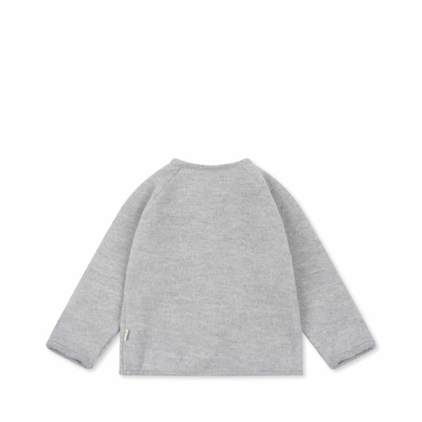 Outerwear | Kids Konges Sløjd SAGA FLEECE CARDIGAN Grey Melange