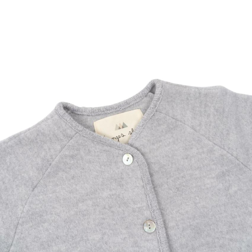 Outerwear | Kids Konges Sløjd SAGA FLEECE CARDIGAN Grey Melange