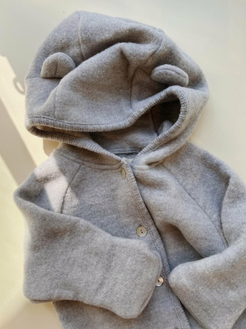 Outerwear | Kids Konges Sløjd SAGA FLEECE ONESIE Grey Melange