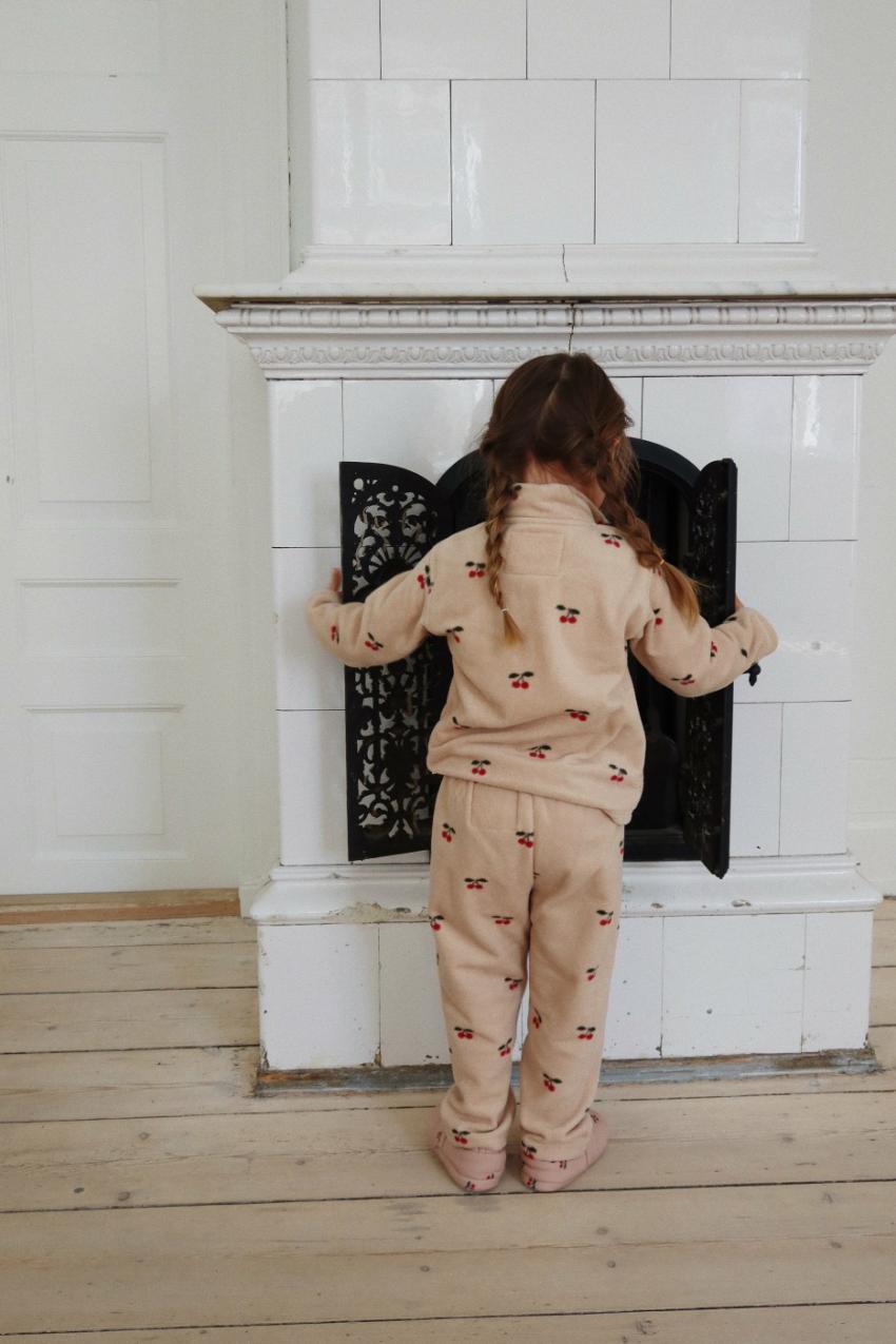 Outerwear | Kids Konges Sløjd TAVI FLEECE PANTS GRS Cherry