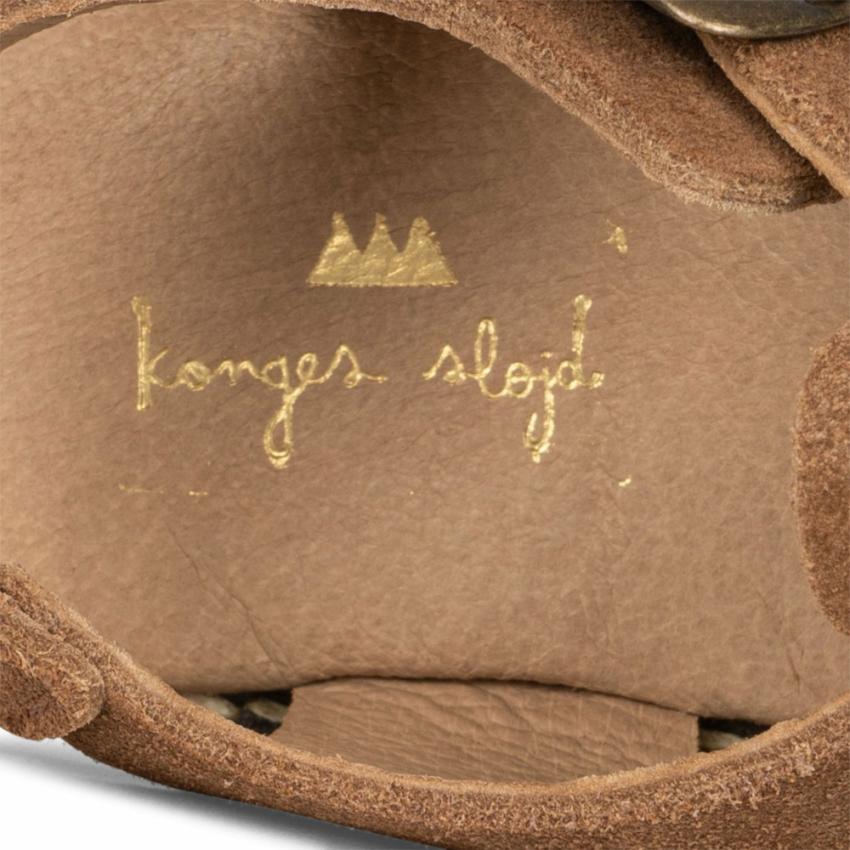 Shoes | Kids Konges Sløjd MINOU STRAP SANDAL SUEDE Cognac