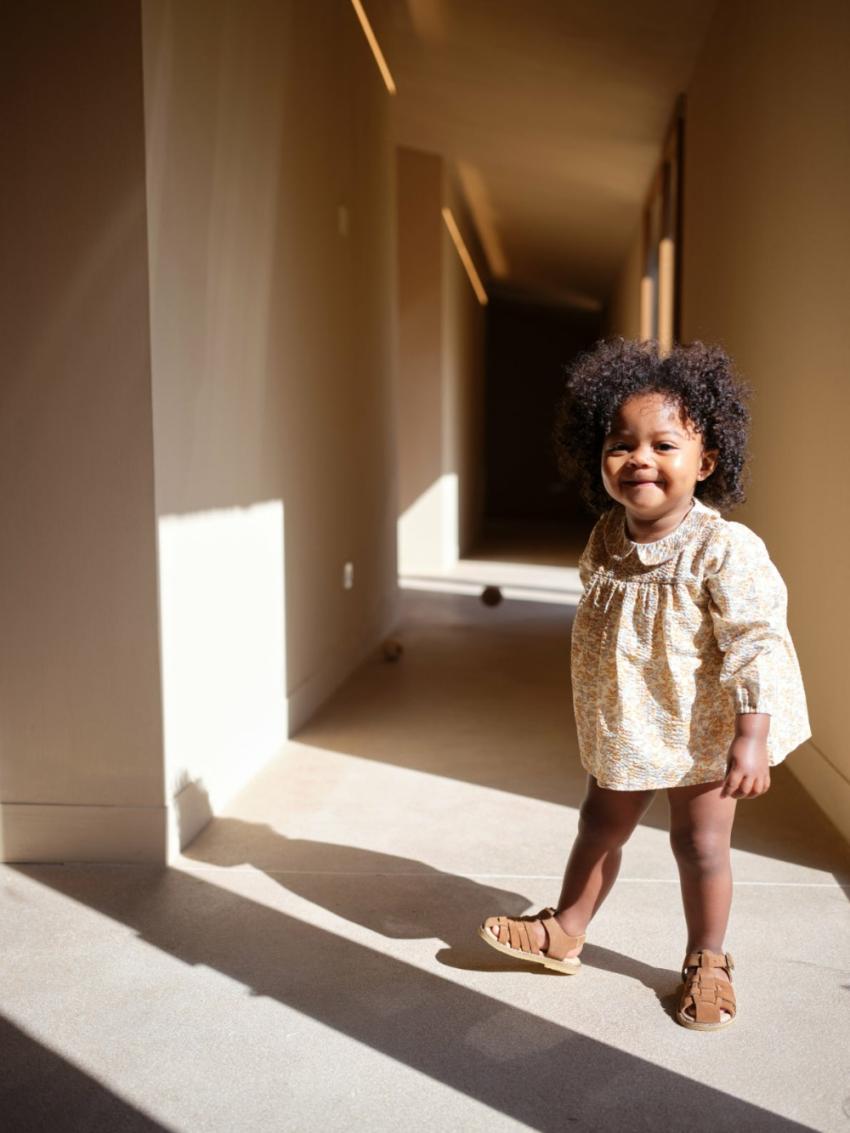 Shoes | Kids Konges Sløjd MINOU STRAP SANDAL SUEDE Cognac