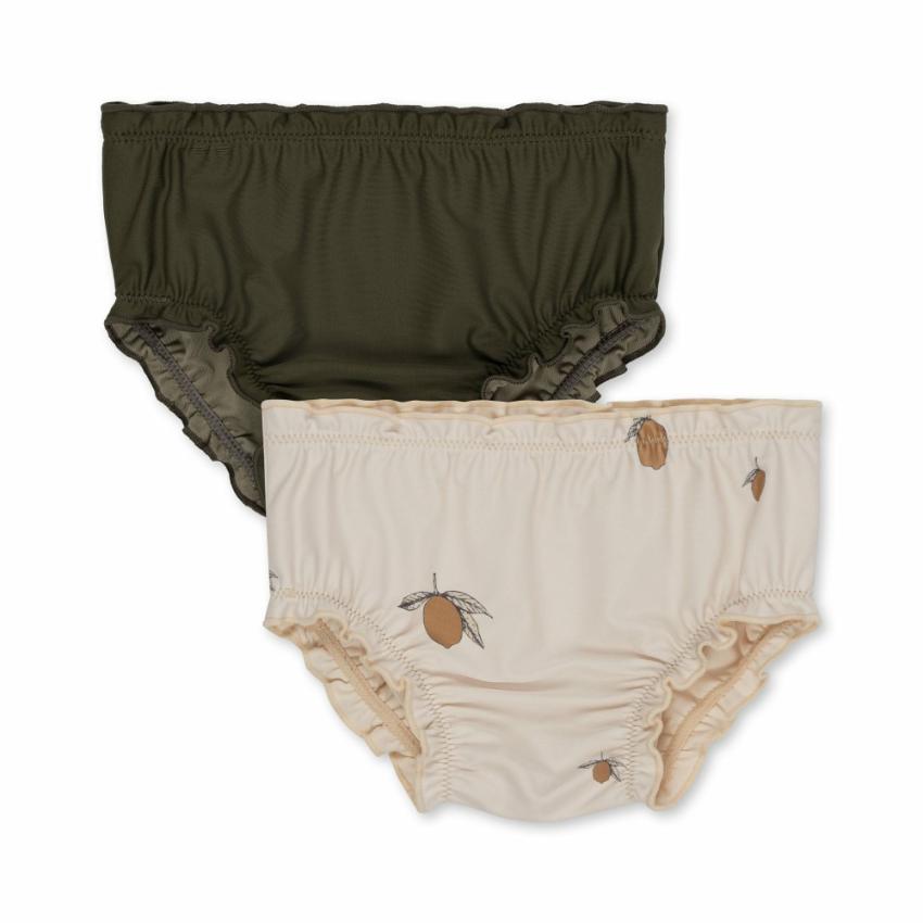 Swimwear | Kids Konges Sløjd 2 PACK COLLETTE BABY PANTS Lemon