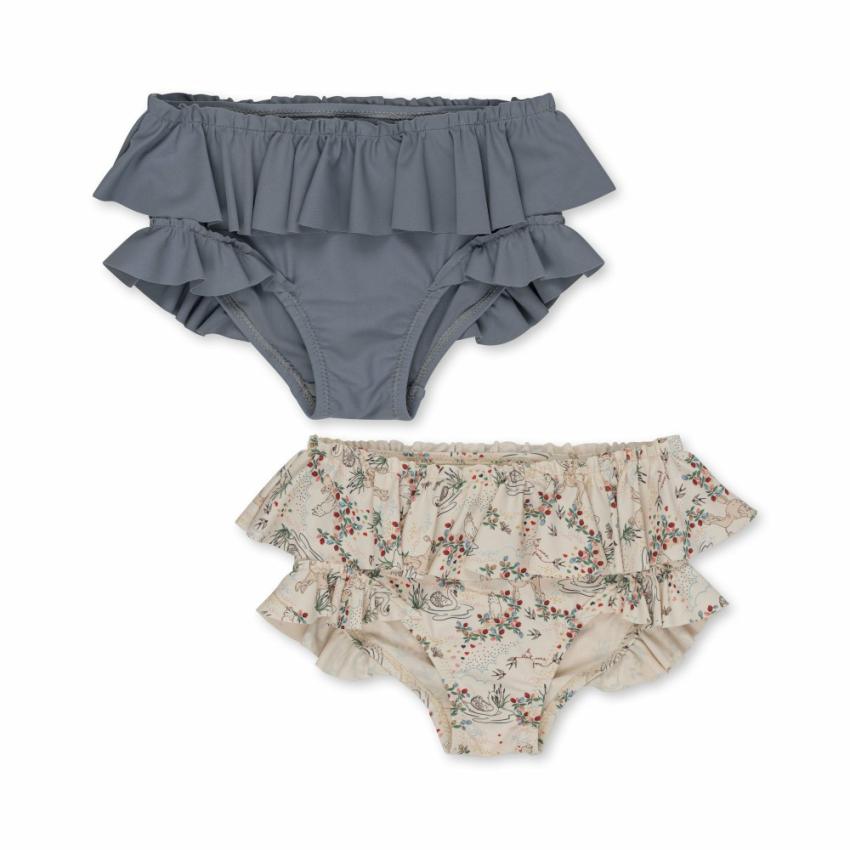 Swimwear | Kids Konges Sløjd MANUCA 2 PACK FRILL BIKINI PANTS Mizumi