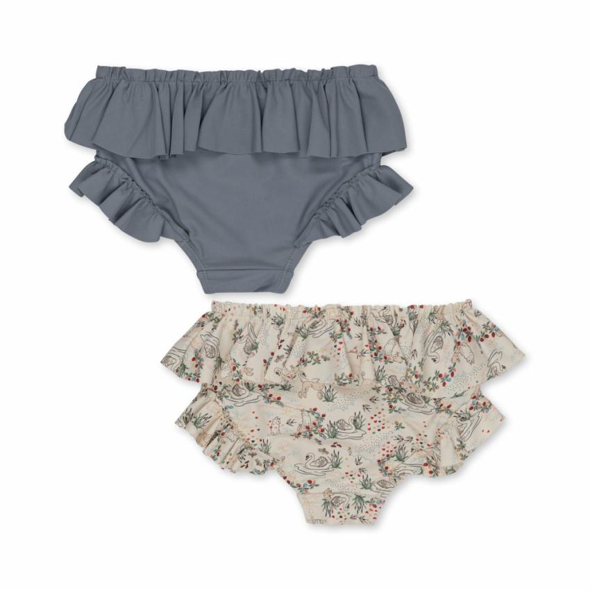 Swimwear | Kids Konges Sløjd MANUCA 2 PACK FRILL BIKINI PANTS Mizumi
