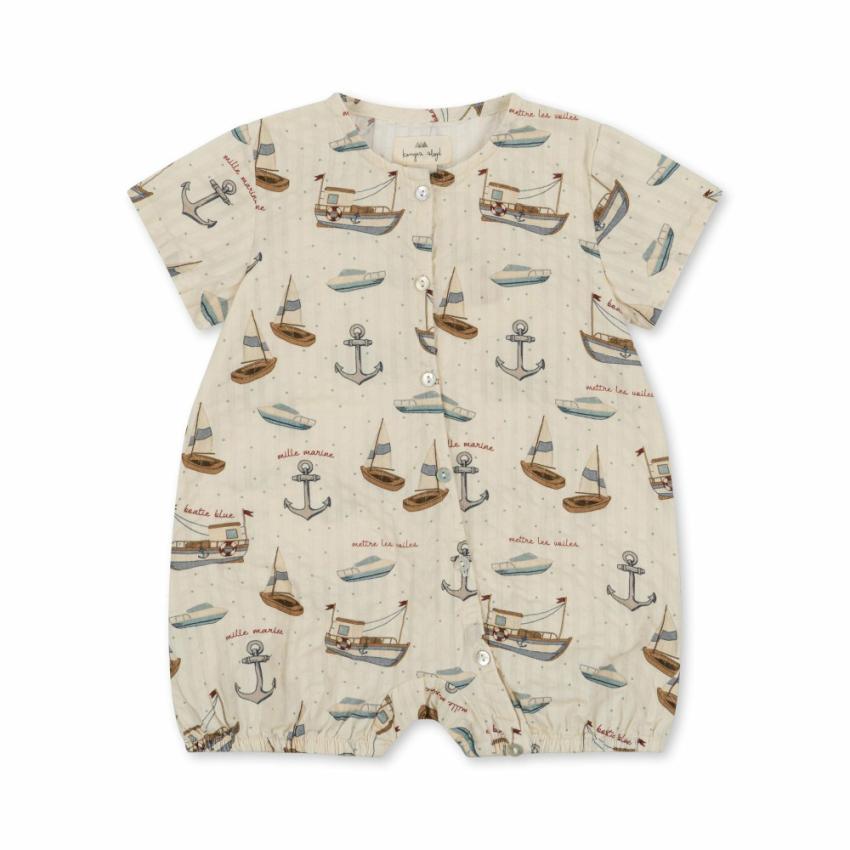 Tops | Kids Konges Sløjd ACE ROMPER GOTS Sail Away