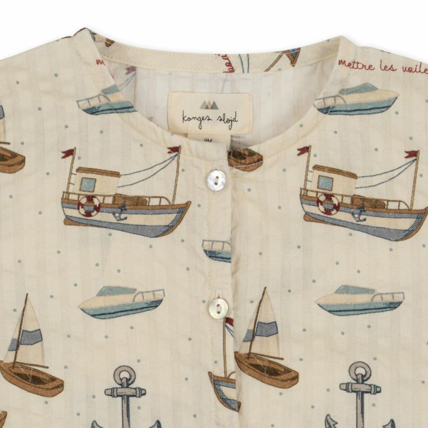 Tops | Kids Konges Sløjd ACE ROMPER GOTS Sail Away