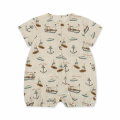 Tops | Kids Konges Sløjd ACE ROMPER GOTS Sail Away