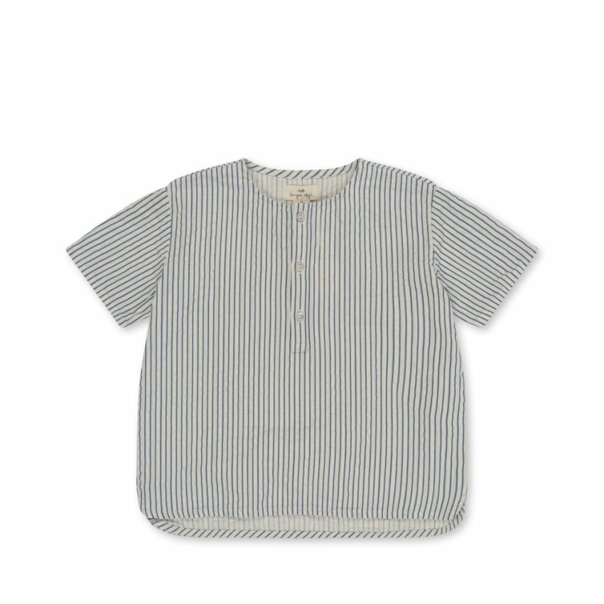 Tops | Kids Konges Sløjd ACE SS SHIRT GOTS Stripe Bluie