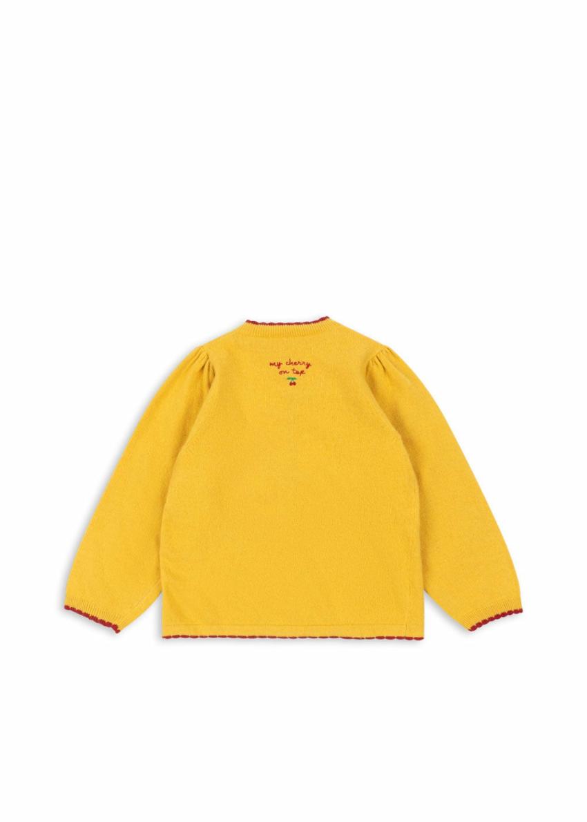 Tops | Kids Konges Sløjd ALEXA KNIT CARDIGAN Yolk Yellow