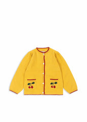 Tops | Kids Konges Sløjd ALEXA KNIT CARDIGAN Yolk Yellow