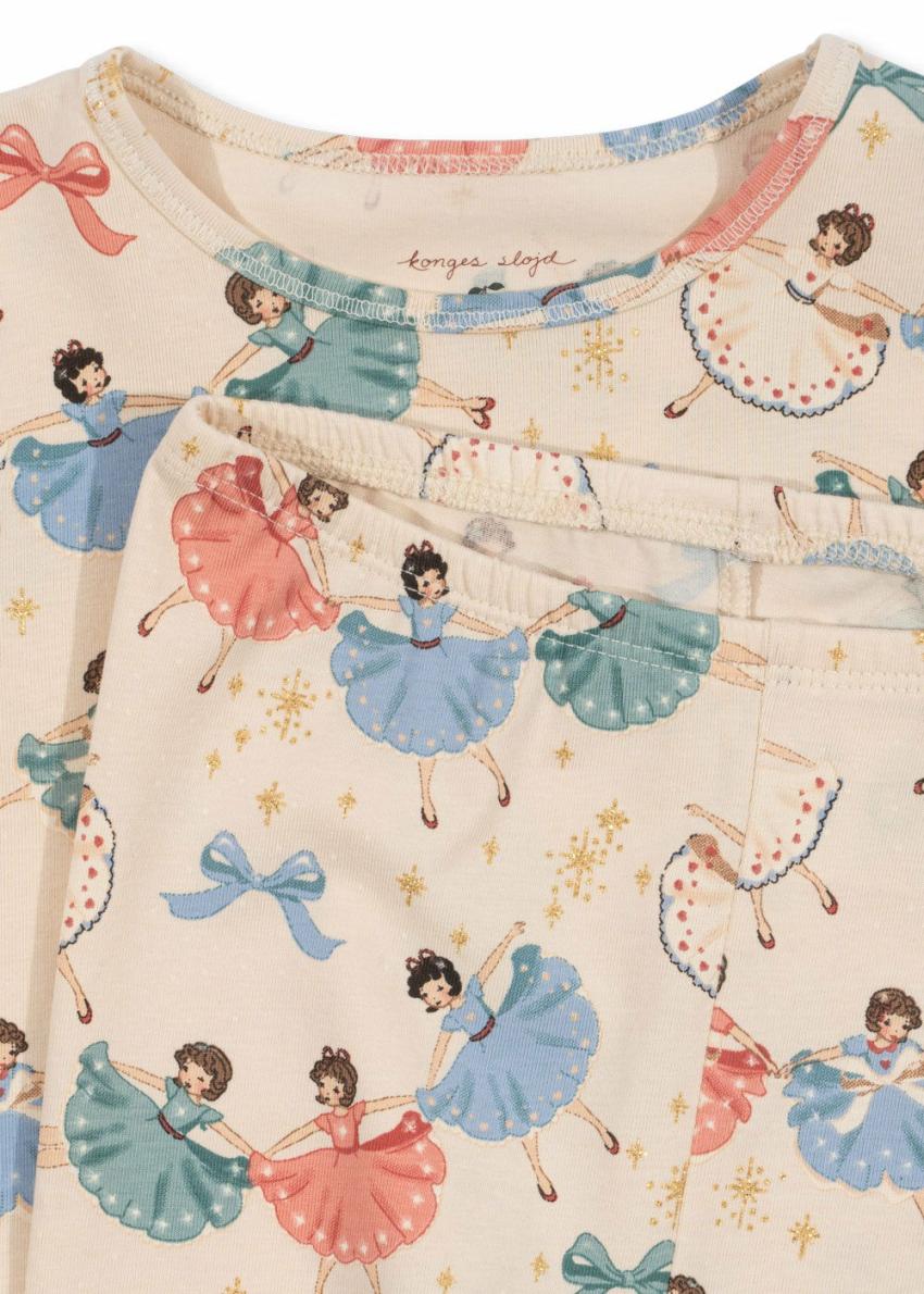 Tops | Kids Konges Sløjd BASIC BLOUSE/PANTS SET GOTS Bow Ballerina
