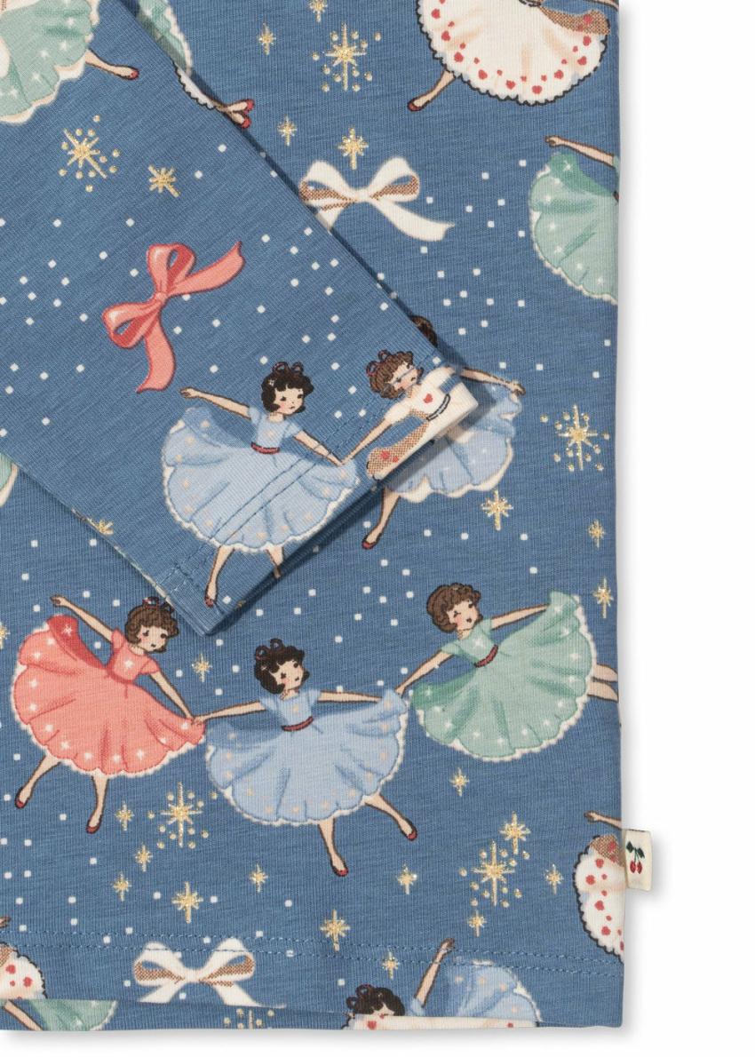 Tops | Kids Konges Sløjd BASIC BLOUSE/PANTS SET GOTS Snow Bow Ballerina