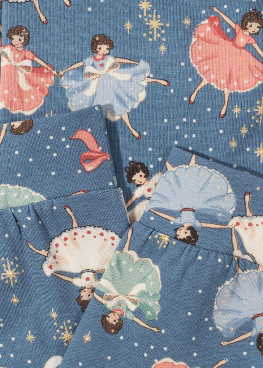 Tops | Kids Konges Sløjd BASIC BLOUSE/PANTS SET GOTS Snow Bow Ballerina