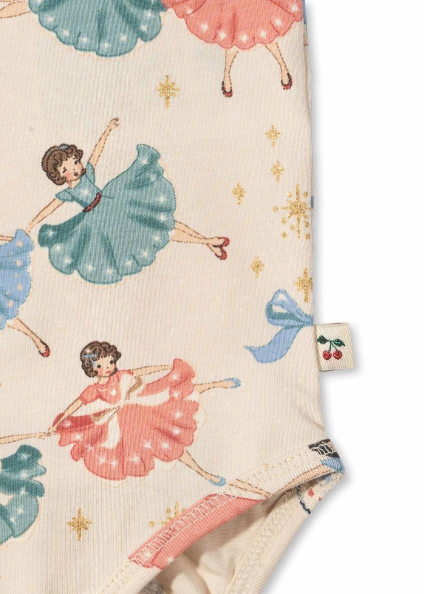 Tops | Kids Konges Sløjd BASIC BODY/PANTS SET GOTS Bow Ballerina